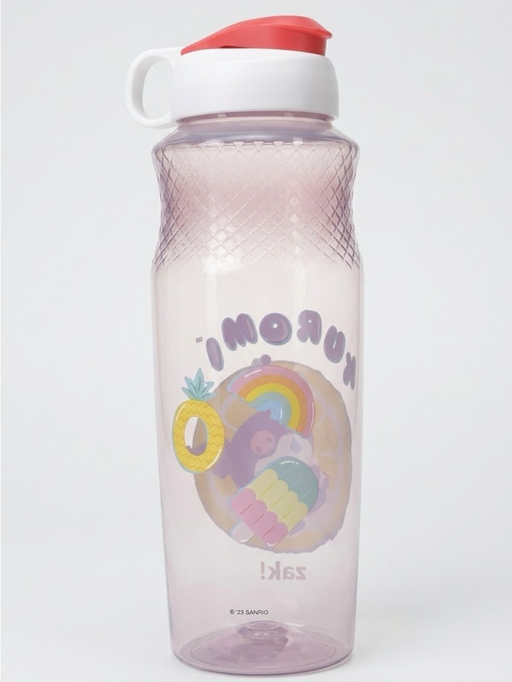 Zak Designs Sanrio Kuromi Water Bottle 30 oz Lavender Purple Flip Spout NWT - Picture 2 of 11